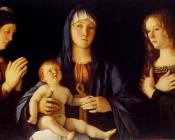 乔凡尼 贝利尼 : Bellini Giovanni Virgin And Child Betwwn St Catherine And St Mary